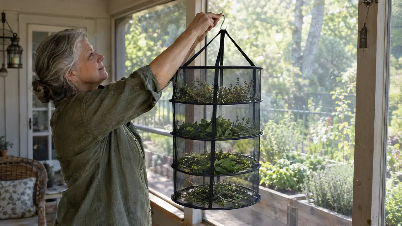 Desy & Feeci Herb Drying Rack Review: A Full Season on the Back Porch