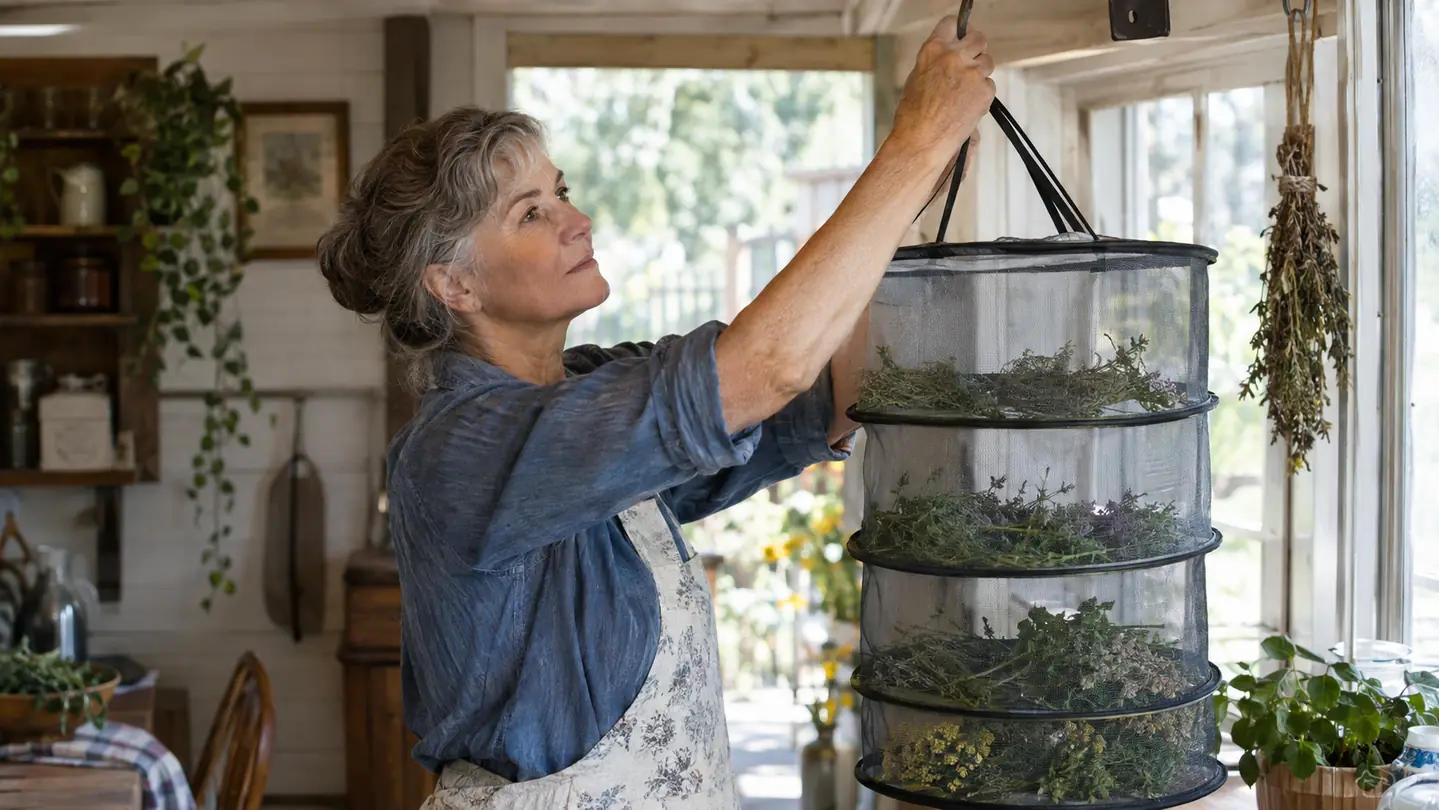 Hanging Mesh Herb Dryer vs Tied Bundles: Which Dries Herbs Better