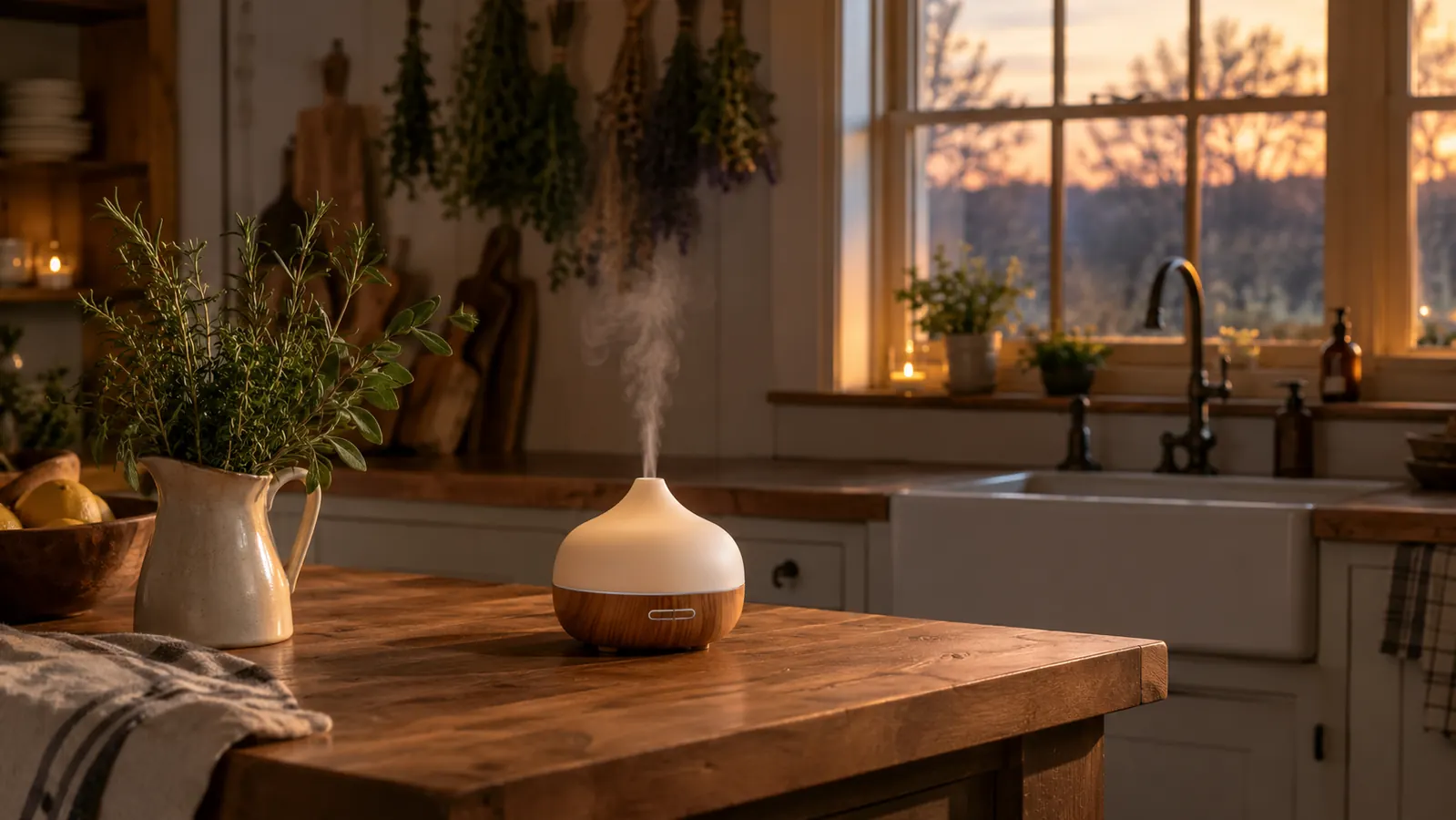 InnoGear Diffuser Review: Months of Daily Use in a Farmhouse Kitchen