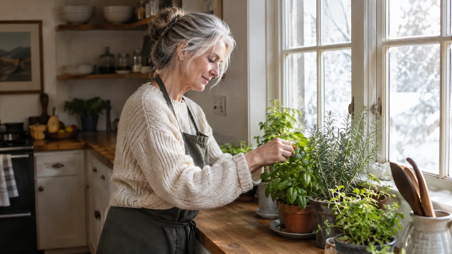 Planters' Choice Indoor Herb Garden Kit Review: A Winter on the Windowsill