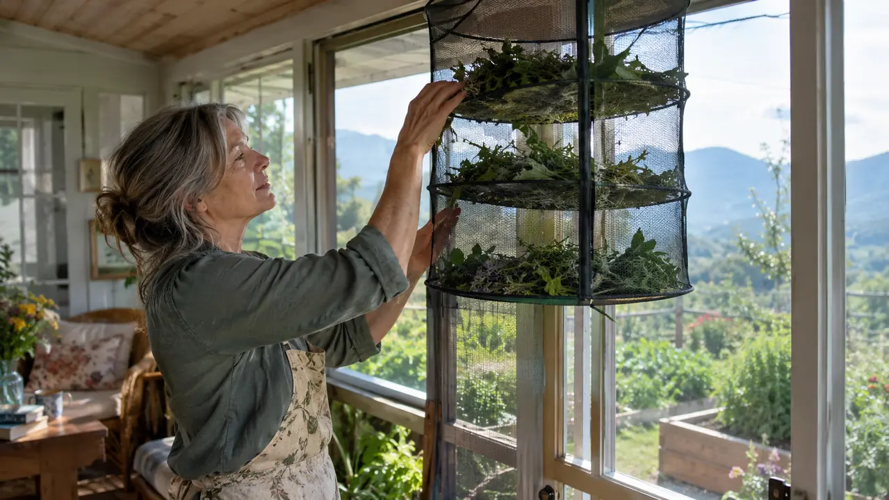 The Herb Drying Rack That Saved My Harvest